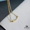 HEFANG New Arrival Koi 14K Gold Diamond Minimalist Luxury Pendant Necklace for Women, Christmas Gift