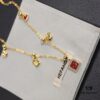 HEFANG New Arrival Cute 14K Gold Pendant Necklace with Diamond, Luxury Minimalist DIY Christmas Gift