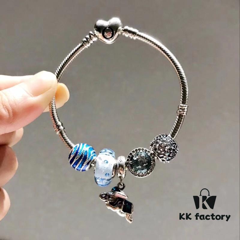 Pandora Ice Blue Bubble Flying Elephant 🐘 New Arrival! Made with Cabinet-Quality Materials, Perfect 1:1 Craftsmanship, Comparable to Authentic Store Quality!