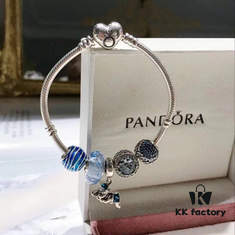 Pandora Ice Blue Bubble Flying Elephant 🐘 New Arrival! Made with Cabinet-Quality Materials, Perfect 1:1 Craftsmanship, Comparable to Authentic Store Quality!