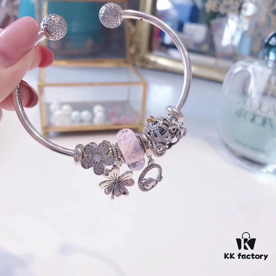 Pandora Bubble Pink Flower Blossom 🌺 New Arrival! Made with authentic materials, perfectly crafted to match retail quality!
