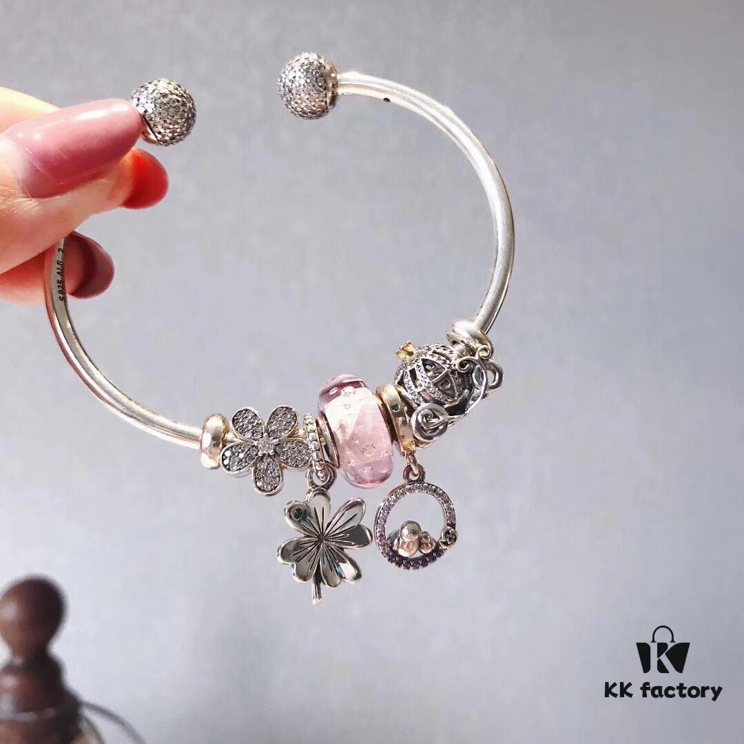 Pandora Bubble Pink Flower Blossom 🌺 New Arrival! Made with authentic materials, perfectly crafted to match retail quality!