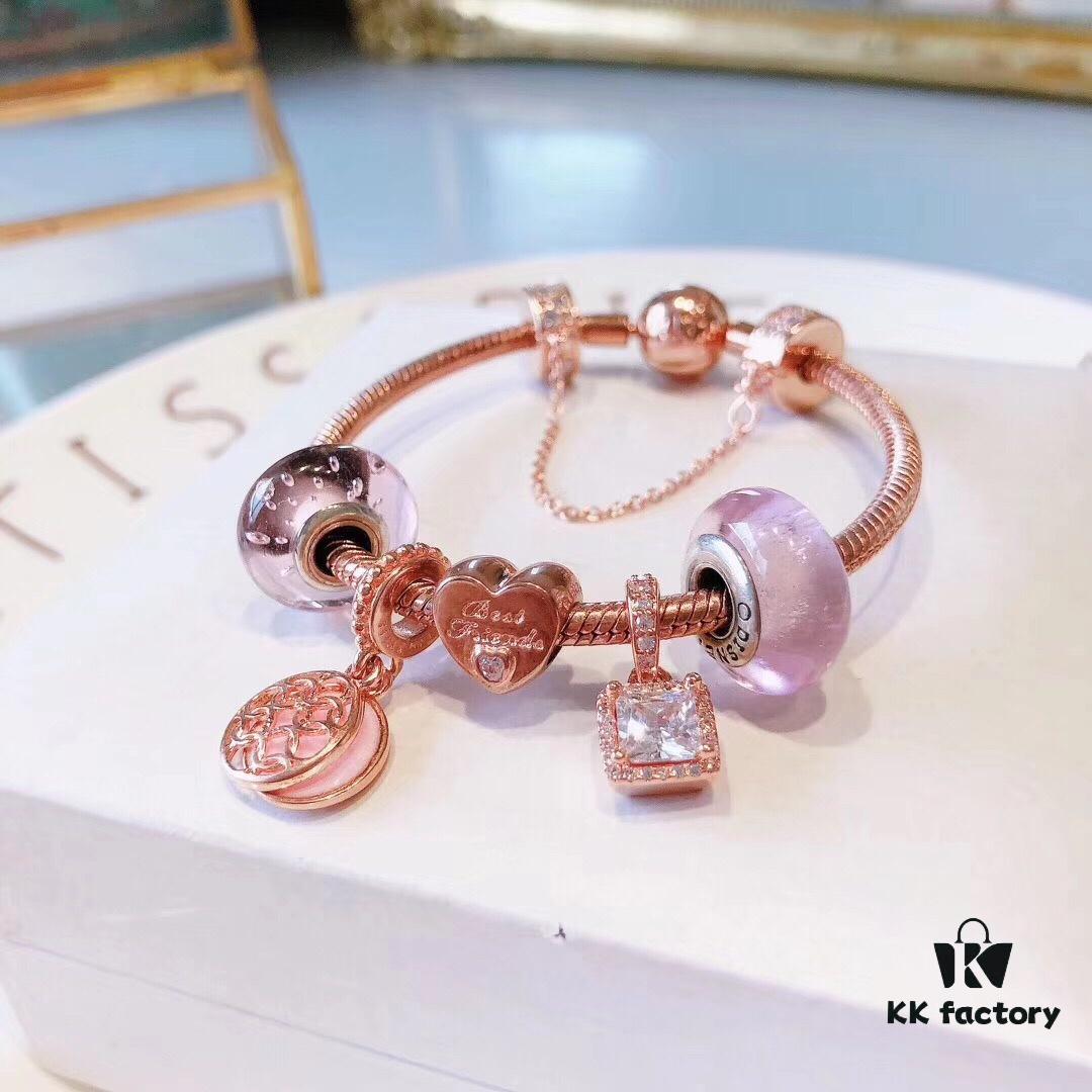 Pandora Rose Pink Bubble Love Totem New Arrival! Made with boutique materials, perfectly crafted 1:1, quality comparable to official store products!
