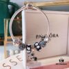 Pandora Pandora Skyline Blue Playful Little Elephant New Arrival! Starry Sky Blue Glass, Fairy Carriage, Flower Fairy Teapot, Sparkling Diamond Lucky Blue, Perfectly Crafted with Store Materials, Quality Comparable to Official Counter, Comes with Original Packaging!