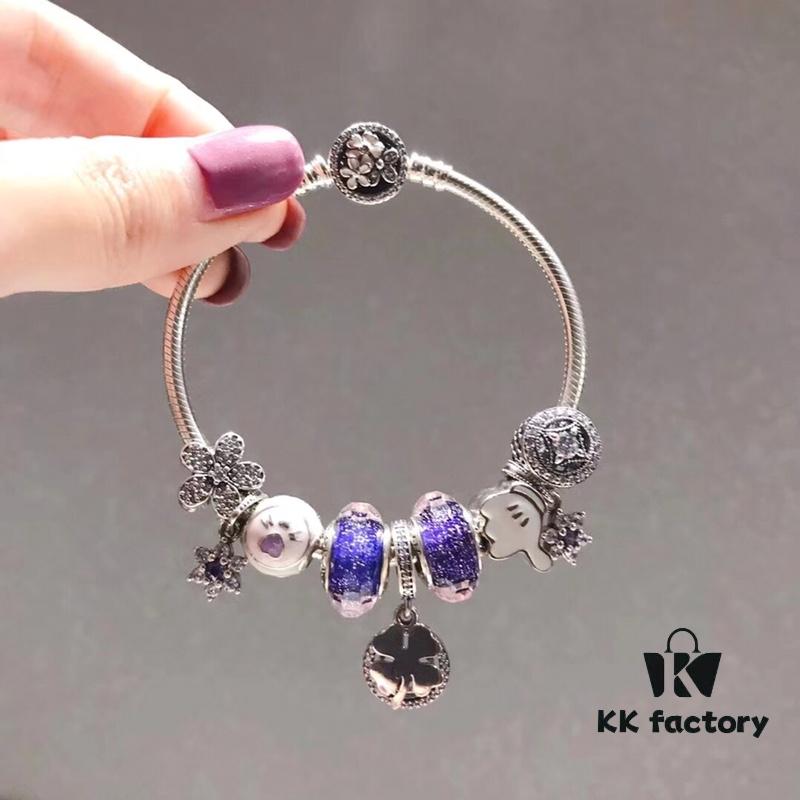Pandora Purple Clover New Arrival! High-Quality Replica with Authentic Materials