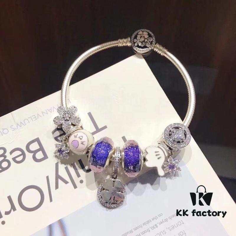 Pandora Purple Clover New Arrival! High-Quality Replica with Authentic Materials