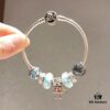 Pandora Pandora Gold Thread Mint Cute Bella 🤖️ New Arrival! Made with counter materials, perfectly crafted one-to-one, quality comparable to official store