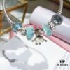 Pandora Pandora Gold Thread Mint Cute Bella 🤖️ New Arrival! Made with counter materials, perfectly crafted one-to-one, quality comparable to official store