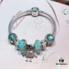 Pandora Pandora Gold Thread Mint Cute Bella 🤖️ New Arrival! Made with counter materials, perfectly crafted one-to-one, quality comparable to official store