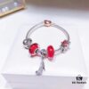 Pandora Red Bubble High Heel Shoe Christmas Charm Pendant ZP Quality