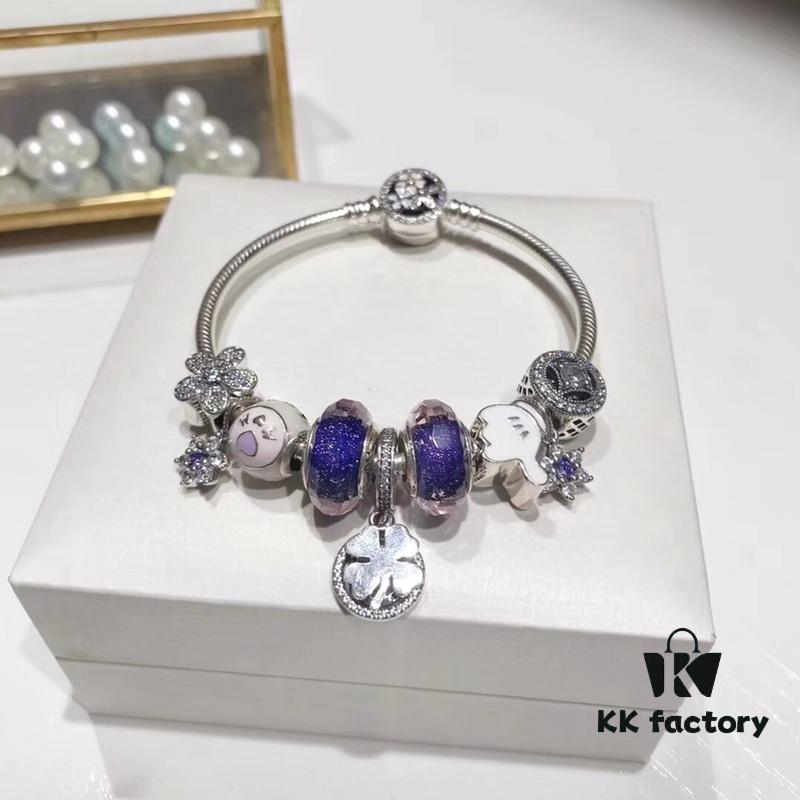 Pandora Purple Clover New Arrival! High-Quality Replica with Authentic Materials