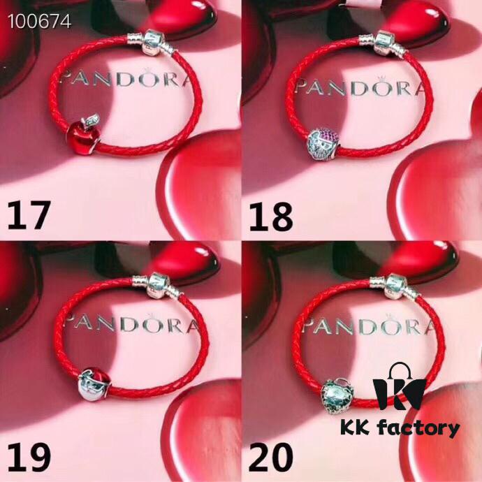 Pandora Red String Bracelet, Suitable for Adults and Children, Customizable Size
