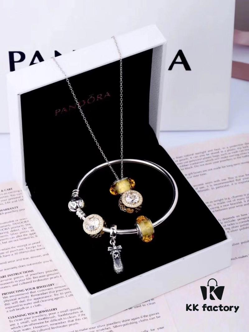 Pandora Popular Bestselling Necklace and Bracelet Set