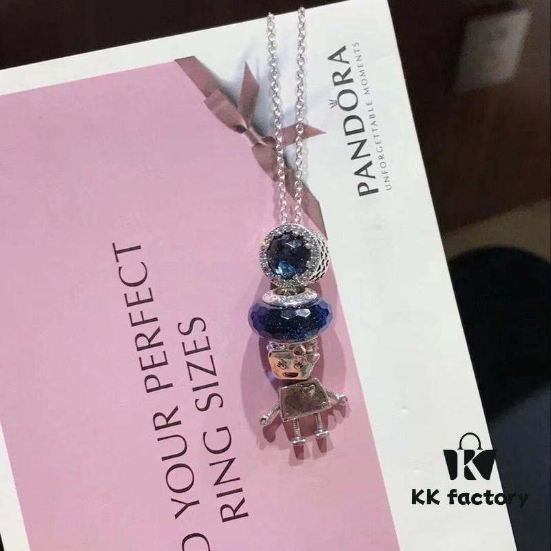 Pandora Pandora Sparkling Blue Bella Set New Arrival! One-to-one Perfect Craftsmanship Using Counter Materials, Quality Comparable to Official Counter! Sparkling Blue Faceted Glass, Fairy Tale Pumpkin Carriage, Shiny Diamond-Cut Black Cat Eye, Fully Diamondbed 'Cures All', Paired with Robot 🤖️ Bella Pendant. S925 Silver Comes with Official Packaging!