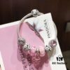 Pandora Spring Pink Cherry Blossom 🌸 Pink Ribbon 🎀 New Arrival! High-Quality Replica with Authentic Materials, Perfect Craftsmanship Comparable to Original Store Version!