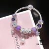 Pandora Romantic Purple Daisy Cherry Blossom Jewelry