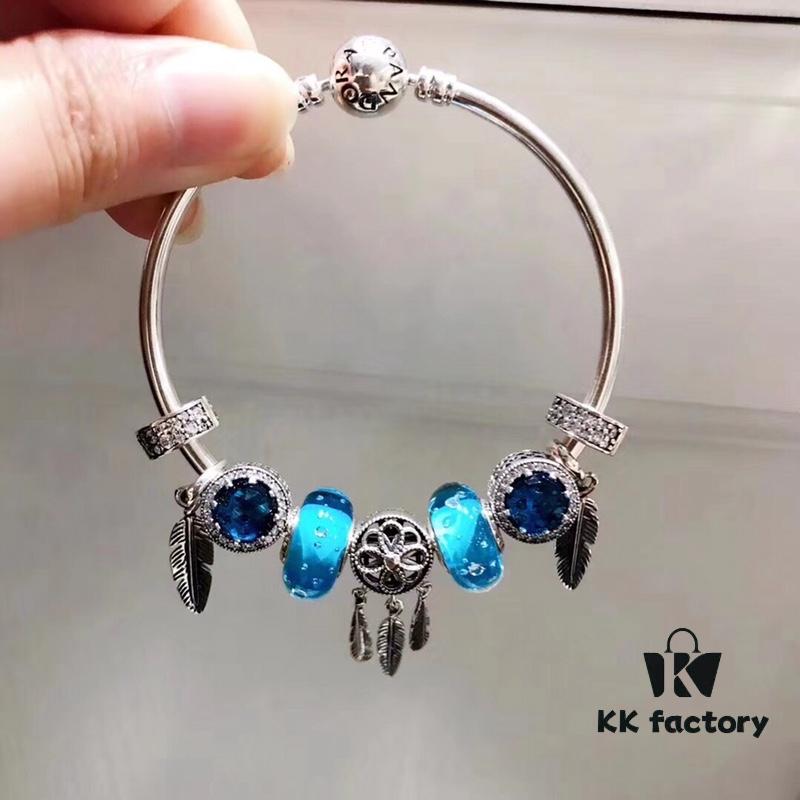 Pandora Ocean Bubble Blue Romantic Dream Catcher New Arrival! High-Quality Replica with Authentic Materials