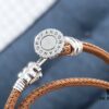 Embrace a Colorful Summer with Freedom and Joy: Limited Edition 2018 Pandora Bohemian Leather Bracelet in Sterling Silver and Leather