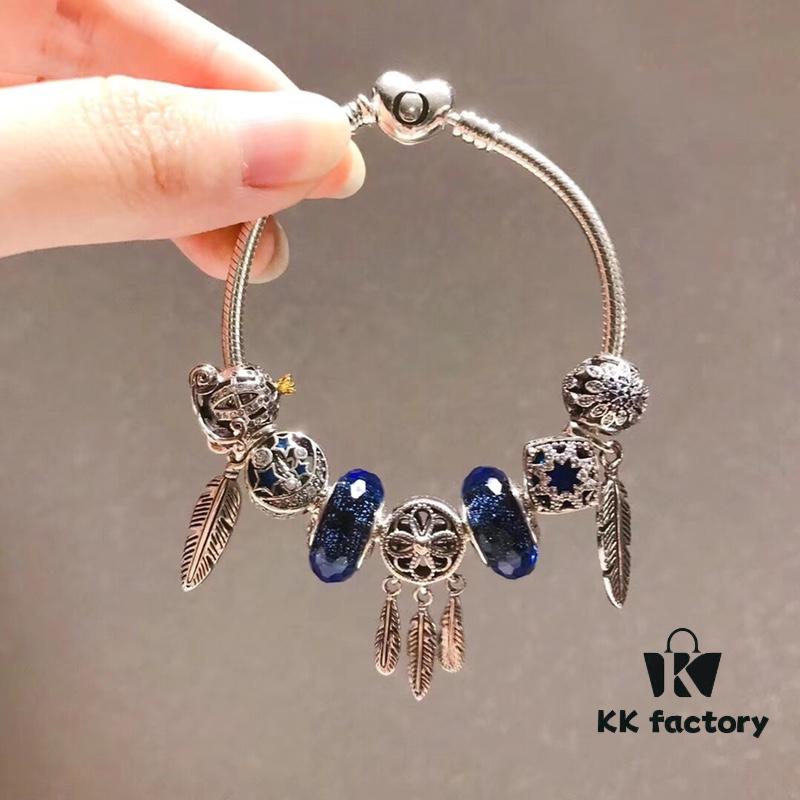 Pandora Blue Dreamcatcher New Arrival! High-Quality Replica with Authentic Materials, Perfect Craftsmanship Comparable to Original