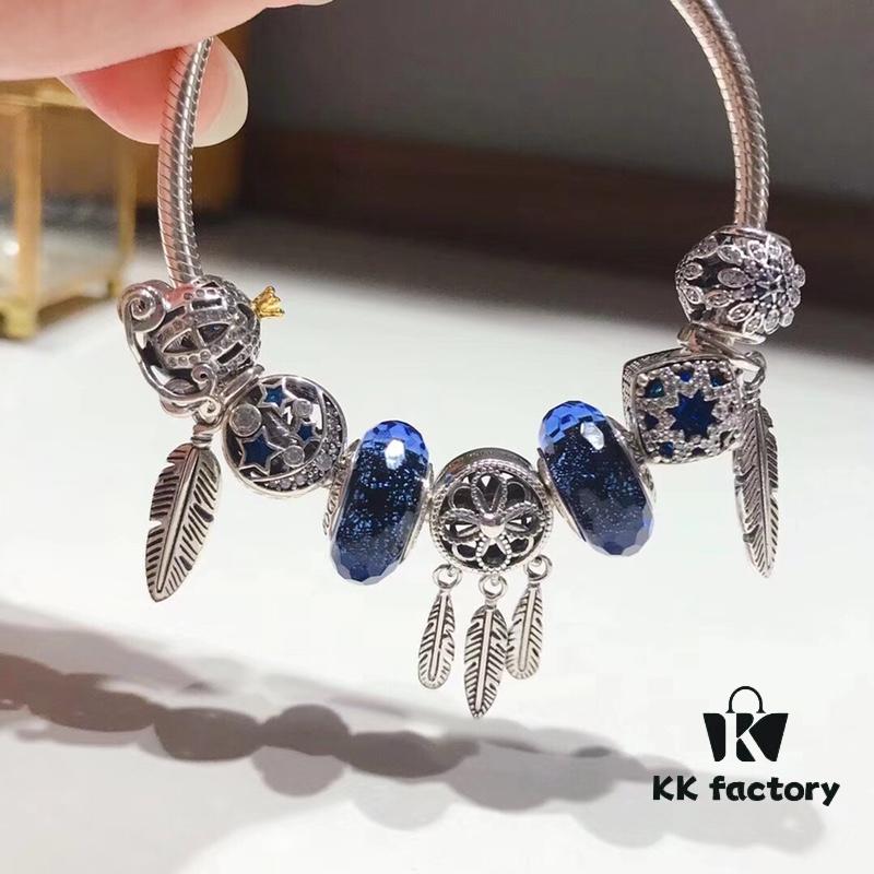 Pandora Blue Dreamcatcher New Arrival! High-Quality Replica with Authentic Materials, Perfect Craftsmanship Comparable to Original