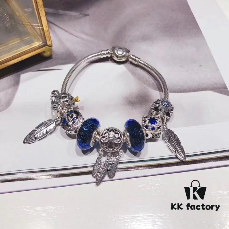 Pandora Blue Dreamcatcher New Arrival! High-Quality Replica with Authentic Materials, Perfect Craftsmanship Comparable to Original