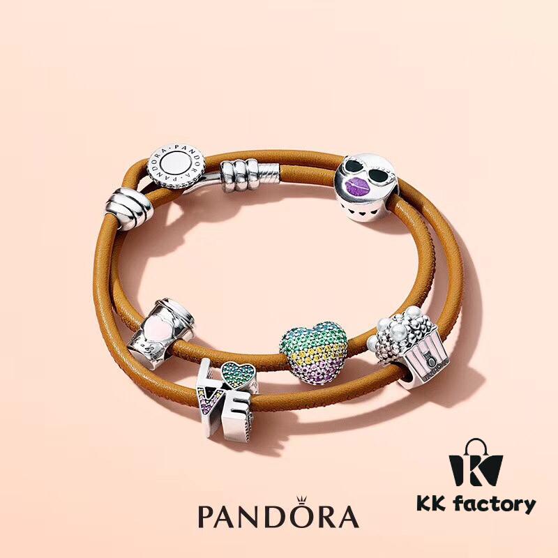 Embrace a Colorful Summer with Freedom and Joy: Limited Edition 2018 Pandora Bohemian Leather Bracelet in Sterling Silver and Leather