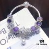 Pandora Romantic Purple Daisy Cherry Blossom Jewelry