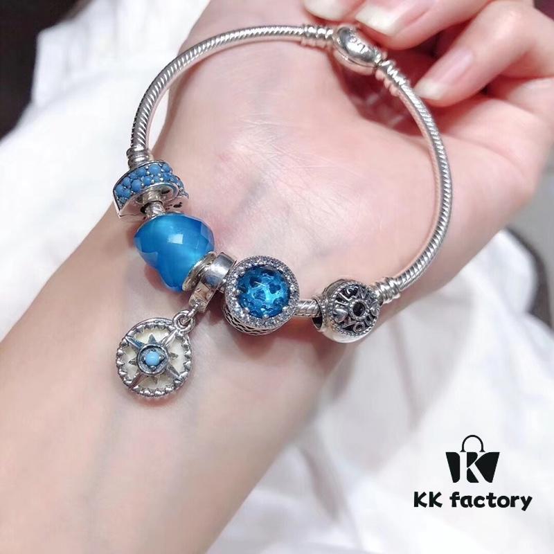 Pandora Ocean Blue North Star New Arrival! Premium Quality, 1:1 Craftsmanship with Authentic Materials