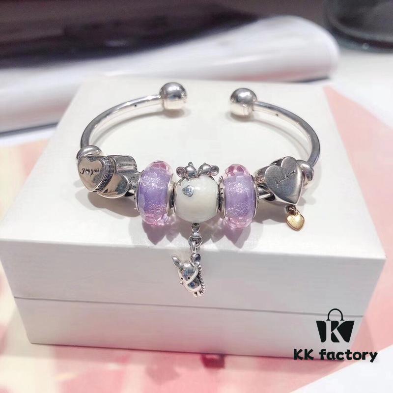 Pandora Pandora Imitation Sterling Silver Purple Balloon New Arrival! Perfectly Crafted with Cabinet Materials, One-to-One Replica, Quality Comparable to Original Counter! Double Heart Symbolizing Sincerity, Cute Heart Pendant, Colored Ribbon of the Confession Balloon Adds a Touch of Romance – Say Love Out Loud. Made of S925 Silver with Official Packaging!