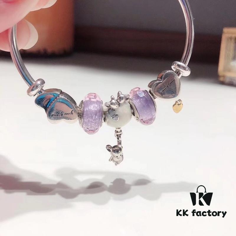 Pandora Pandora Imitation Sterling Silver Purple Balloon New Arrival! Perfectly Crafted with Cabinet Materials, One-to-One Replica, Quality Comparable to Original Counter! Double Heart Symbolizing Sincerity, Cute Heart Pendant, Colored Ribbon of the Confession Balloon Adds a Touch of Romance – Say Love Out Loud. Made of S925 Silver with Official Packaging!