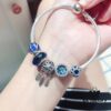 Pandora Pandora Blue Dream Catcher New Arrival! Made with counter materials, perfectly crafted one-to-one, quality comparable to counter! Light of Love Bead, Riverside Beauty Bead, Blue Cat's Eye, symbolic beautiful dream catcher pendant, S925 silver with counter packaging!