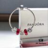 Pandora Red Sparkling Diamond Heart Lock and Key ❤️🔑 New Arrival! Premium Quality, One-to-One Craftsmanship with Authentic Materials