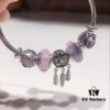 Pandora Pandora Silver Wire Pink and Purple Dreamcatcher Pendant - New Arrival, High-End Replication with Authentic Materials