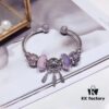 Pandora Pandora Silver Wire Pink and Purple Dreamcatcher Pendant - New Arrival, High-End Replication with Authentic Materials