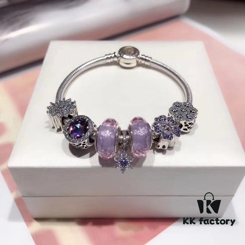 Pandora Silver Romantic Bauhinia Flower New Arrival! Premium Craftsmanship with Mall-Quality Materials
