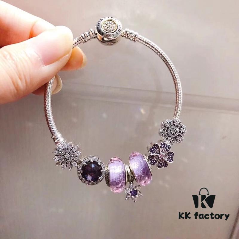 Pandora Silver Romantic Bauhinia Flower New Arrival! Premium Craftsmanship with Mall-Quality Materials