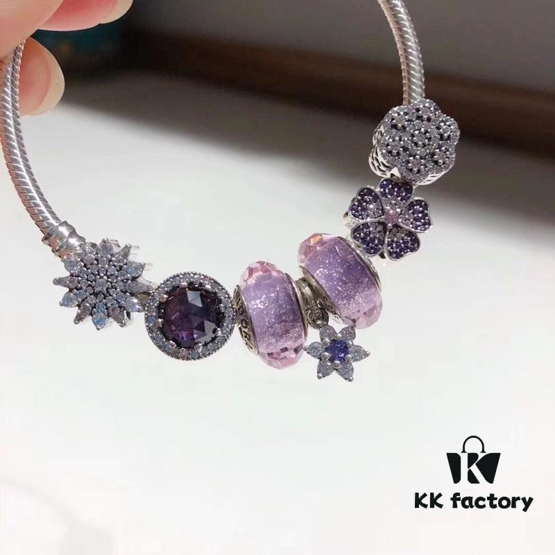 Pandora Silver Romantic Bauhinia Flower New Arrival! Premium Craftsmanship with Mall-Quality Materials