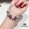 Pandora Purple Sakura Cherry Blossom Daisy New Arrival! High-Quality Replica with Mall Materials, Perfect Craftsmanship, Comparable to Authentic Store Quality