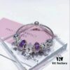 Pandora Purple Sakura Cherry Blossom Daisy New Arrival! High-Quality Replica with Mall Materials, Perfect Craftsmanship, Comparable to Authentic Store Quality