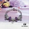 Pandora Purple Sakura Cherry Blossom Daisy New Arrival! High-Quality Replica with Mall Materials, Perfect Craftsmanship, Comparable to Authentic Store Quality
