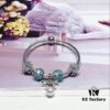 Pandora Aqua Blue Spiral Pearl Bow New Arrival! Premium Replication with Store-Quality Materials