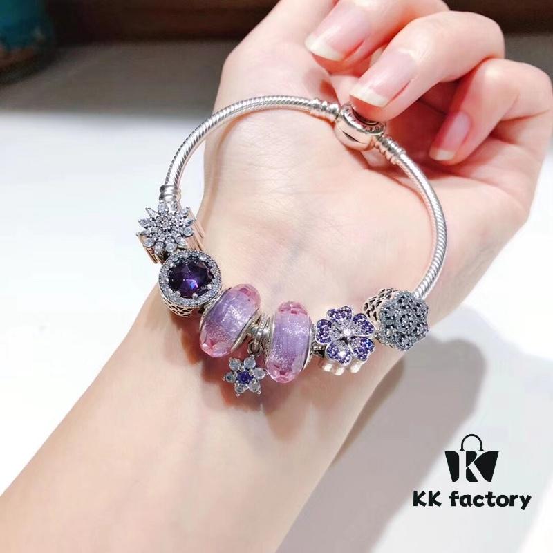 Pandora Silver Romantic Bauhinia Flower New Arrival! Premium Craftsmanship with Mall-Quality Materials