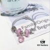 Pandora Pink Love Heart Charm 💗🌺 - High-Quality Replica with Authentic Materials