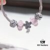 Pandora Fresh Elegant Pink Sparkling Diamond Daisy | High-End Replica
