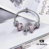Pandora Fresh Elegant Pink Sparkling Diamond Daisy | High-End Replica