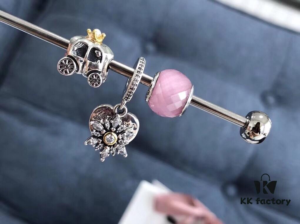 Pandora 3-Bead Set + Pandora Base Bracelet (Same as Store Version, Proxy Purchase Quality)