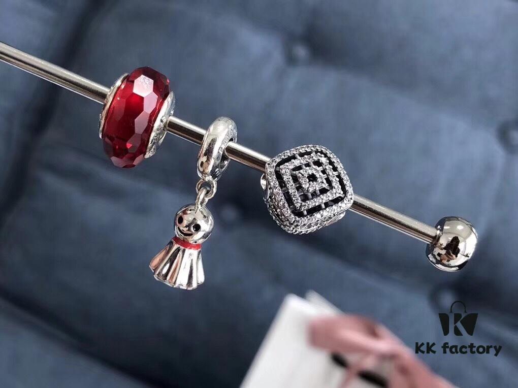 Pandora 3-Bead Set + Pandora Base Bracelet (Same as Store Version, Proxy Purchase Quality)