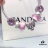 Pandora New Arrival Silver Thread Pink Sparkling Diamond Bow 🎀