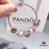 Pandora New Arrival Silver Thread Pink Sparkling Diamond Bow 🎀