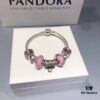 Pandora New Arrival Silver Thread Pink Sparkling Diamond Bow 🎀